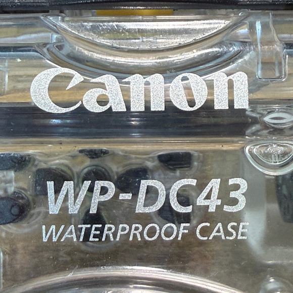 Canon WP DC43 Waterproof Camera Case Underwater Diving 40m / 130ft Snorkel Swim - Picture 2 of 16